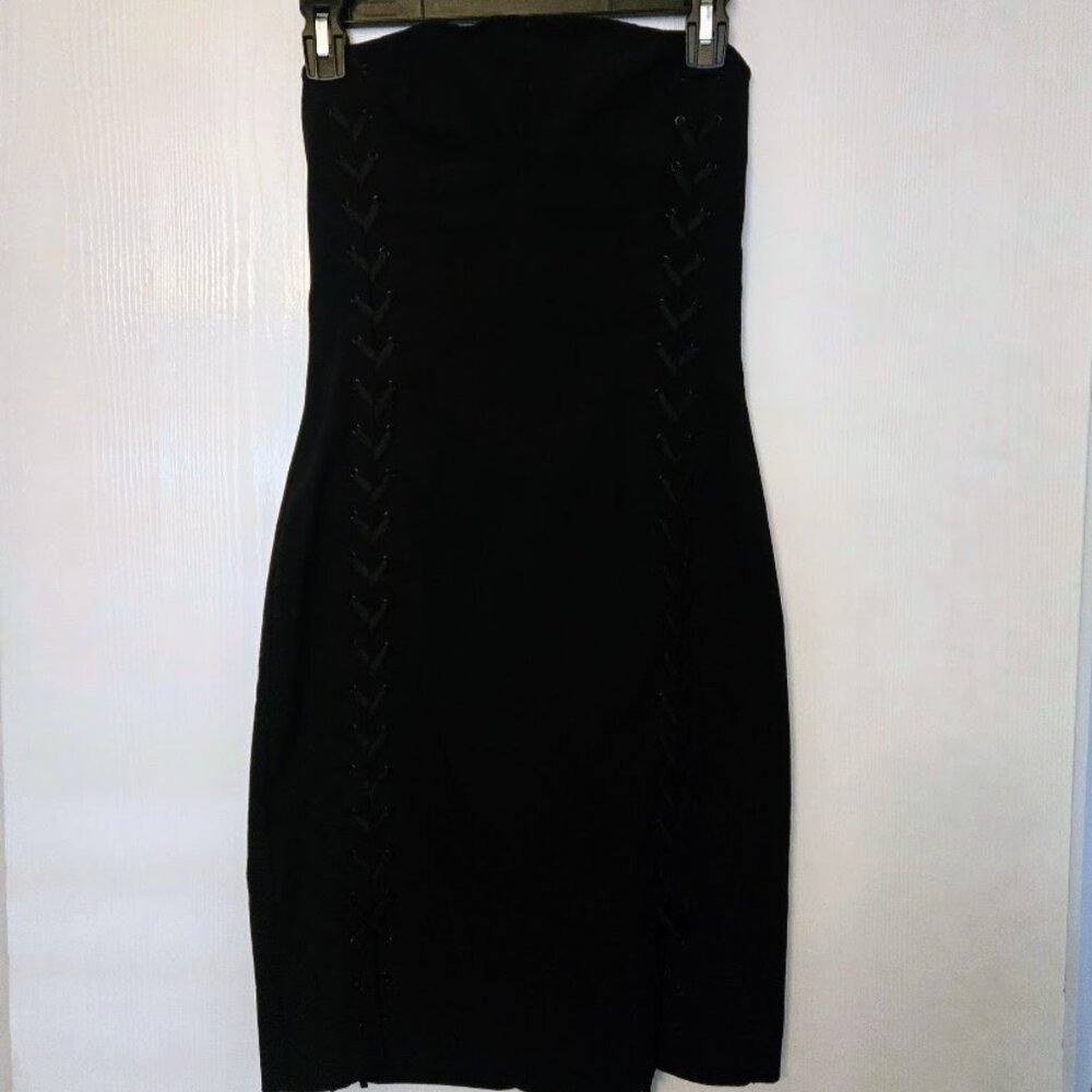 Express bodycon strapless black dress Size‎ 5/6